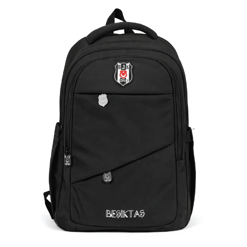 ME 26341 BEŞİKTAŞ ÇAPRAZ CEP DETAYLI SİYAH SIRT ÇANTASI (Best)