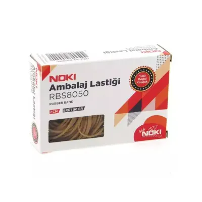 NOKİ AMBALAJ LASTİĞİ %80 KAUÇUK 7 CM 50 GR KUTU RBS8050 (Best)