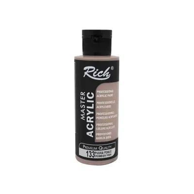 RICH AKRİLİK BOYA 133 PUDRA PEMBE 120 cc (Best)