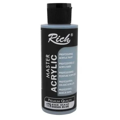 RICH AKRİLİK BOYA 179 EGE MAVİ 120 cc (Best)