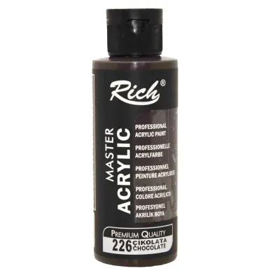 RICH AKRİLİK BOYA 226 ÇİKOLATA 120 cc (Best)