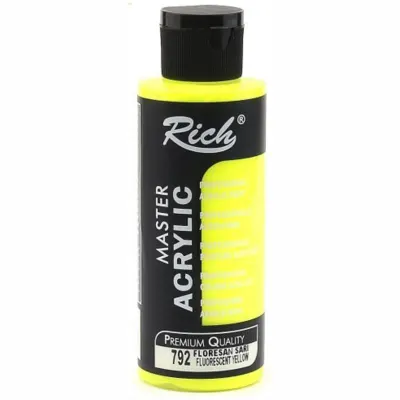 RICH AKRİLİK BOYA 2443 FLORASAN SARI 120 cc (Best)