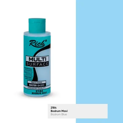 RICH MULTİ AKRİLİK BOYA 2184 BODRUM MAVİ 120 cc