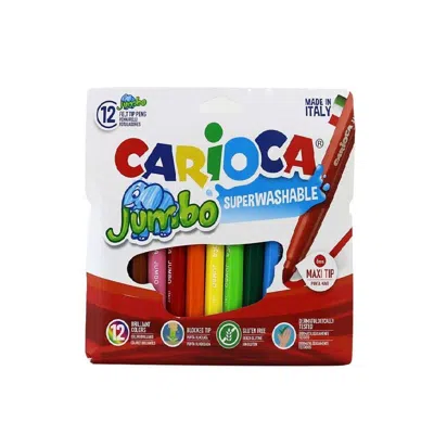 CARIOCA 12 RENK JUMBO KEÇELİ KALEM 40569