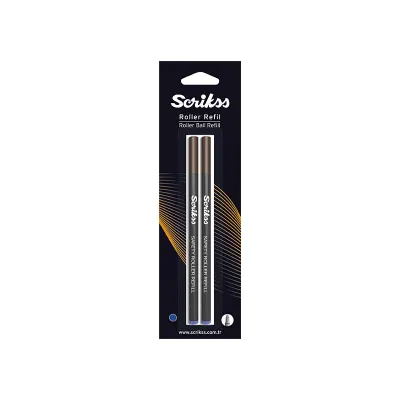 SCRİKSS MAVİ ROLLER KALEM YEDEĞİ 2 Lİ BLİSTER SRC 888 (Best)