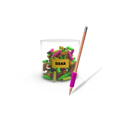 SİLKA ART.35N NEON SPİRAL KALEM TUTMA APARATI 4 RENK (Best)