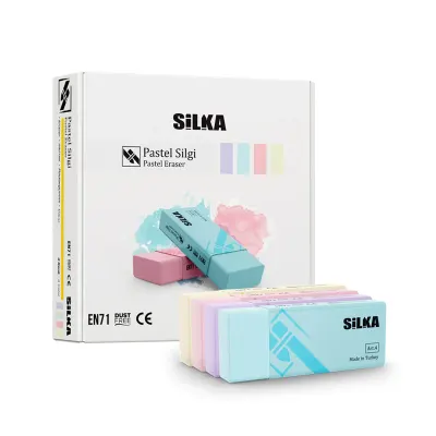 SİLKA PASTEL 4 RENK SİLGİ 30 LU ART.45 (Best)