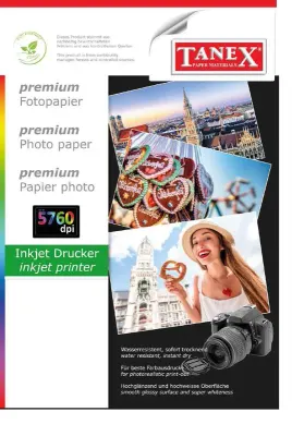 TANEX A4 180 gr. FOTOĞRAF KAĞIDI 25 Lİ (Best)
