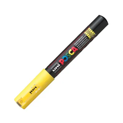 UNİ-BALL PC-1M POSCA SU BAZLI MARKER SARI 0.7 (Best)