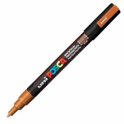 UNİ-BALL PC-3M POSCA SU BAZLI MARKER BRONZ 0.9 (Best)