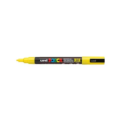 UNİ-BALL PC-3M POSCA SU BAZLI MARKER GÜNEŞ SARISI 0.9 (Best)