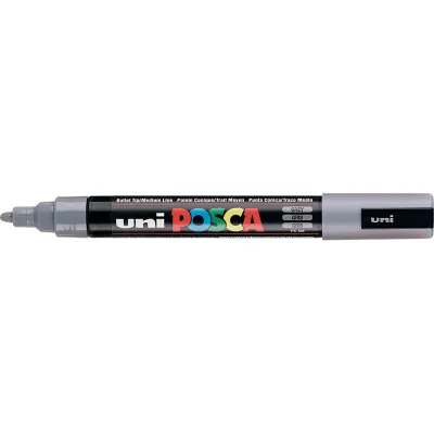 UNİ-BALL PC-5M-POSCA SU BAZLI MARKER GRİ 1.8-2.5 (Best)