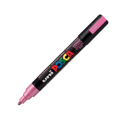 UNİ-BALL PC-5M-POSCA SU BAZLI MARKER MT.PEMBE 1.8