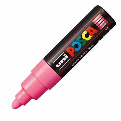 UNİ-BALL PC-7M -POSCA SU BAZLI MARKER PEMBE 4,5-5,5 (Best)