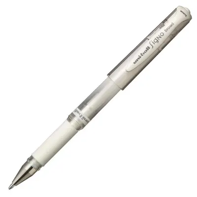 UNİ-BALL UM-153 BEYAZ BROAD JEL KALEM (Best)