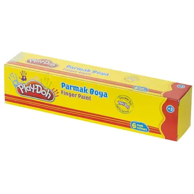 PLAY-DOH 6 RENK PARMAK BOYASI BİRLEŞİK 25ml PR018 (Best)