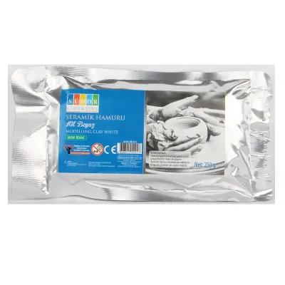 SÜDOR SERAMİK HAMURU BEYAZ 250 gr KİL251 (Best)