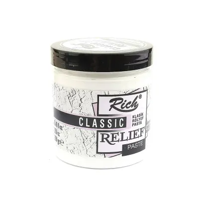 RICH 260-1330 RÖLYEF PASTA 01983 BEYAZ 350 gr (Best)