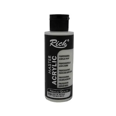 RICH AKRİLİK BOYA 101 ANTİKBEYAZ 120 cc (Best)
