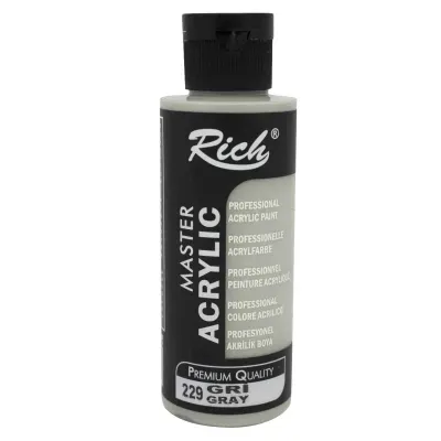 RICH AKRİLİK BOYA 229 GRİ 120 cc (Best)