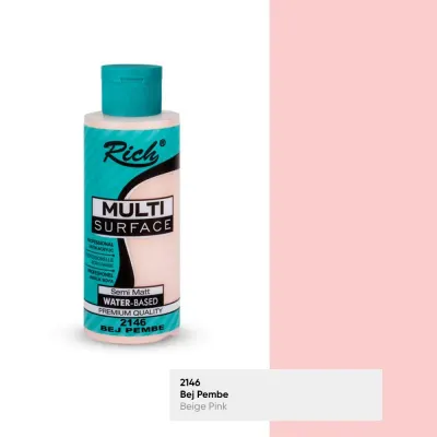 RICH MULTİ AKRİLİK BOYA 2146 BEJ PEMBE 120 cc (Best)