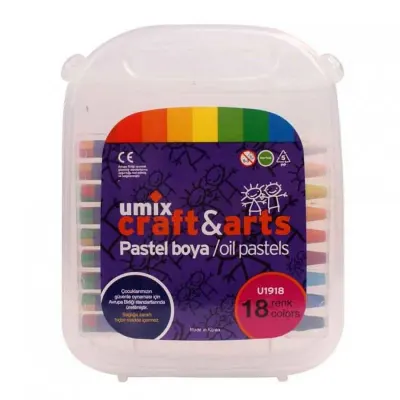 UMİX 18 RENK PASTEL BOYA U1918 (ÖZEL FİYAT) (Best)