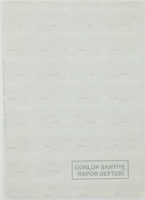 DİLMAN GÜNLÜK ŞANTİYE VE RAPOR DEFTERİ KARTON KAPAK A4 100 YP 5350