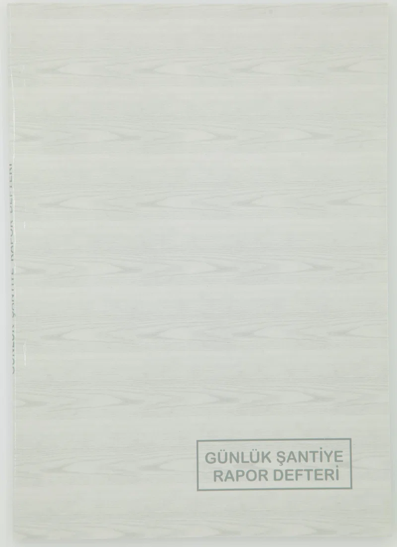 DİLMAN GÜNLÜK ŞANTİYE VE RAPOR DEFTERİ KARTON KAPAK A4 100 YP 5350