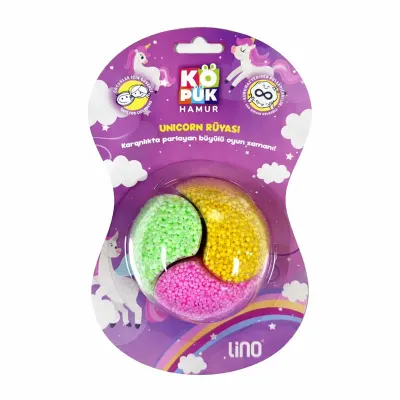 LİNO 153005 KURUMAYAN KÖPÜKLÜ OYUN HAMURU UNICORN RÜYASI