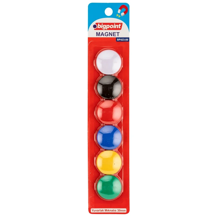 Bigpoint Magnet 30mm (Mıknatıs) 6'lı Blister