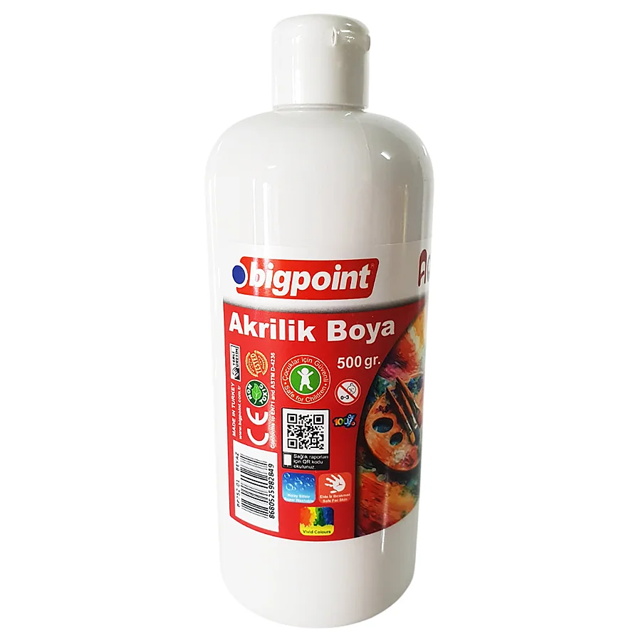 Bigpoint Akrilik Boya 500 gram Beyaz