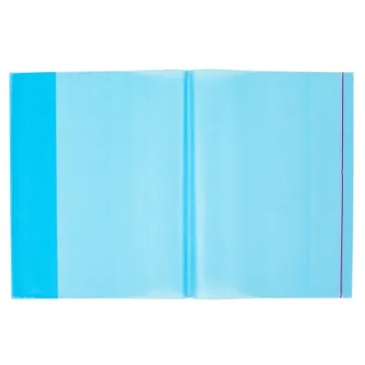 Bigpoint A4 Hazır Defter Kabı 5'li Paket Şeffaf Mavi