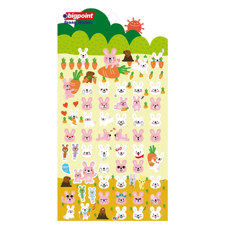 Bigpoint Sticker Sevimli Tavşanlar