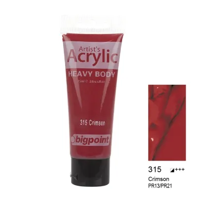 Bigpoint Akrilik Boya 75 ml Crimson 315