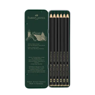 FABER PITT MATT DERECELİ KALEM 6 LI SET 51152070