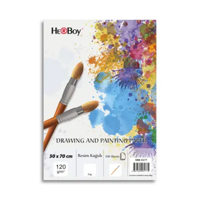 HERBOY RESİM KAĞIDI 50X70CM.120GR.100'LU PŞT. HRB-3177