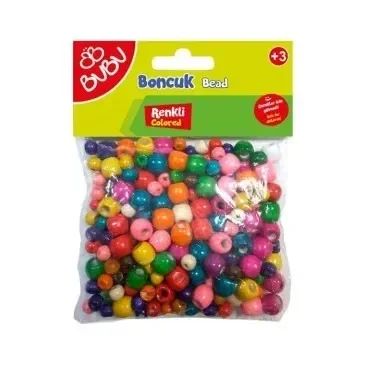 BU-BU HS0035 YUVARLAK RENKLİ BONCUK KARIŞIK