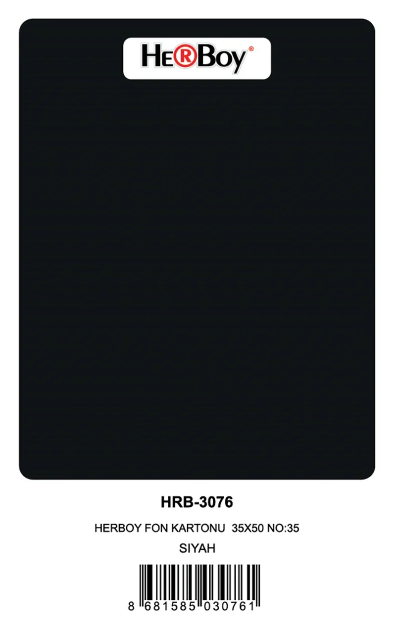 HERBOY FON KARTONU 35x50 FISTIK YEŞİLİ 160 GR NO:35 100 LÜ HRB-3054