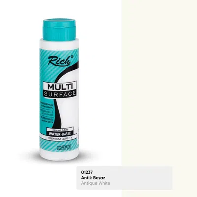 RICH MULTİ AKRİLİK BOYA 01237 ANTİK BEYAZ 500 cc