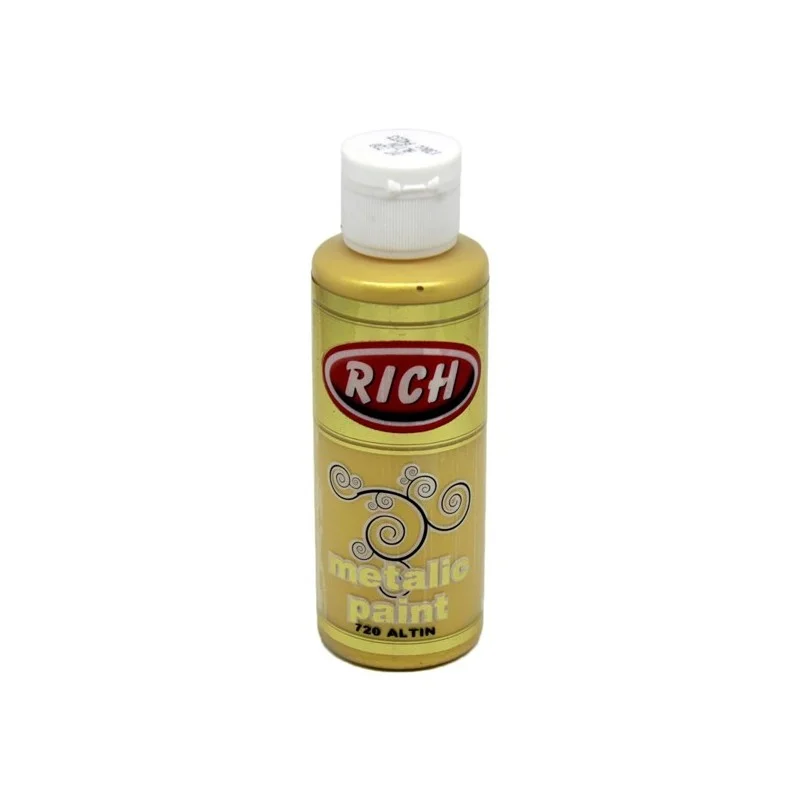 RICH 04033 METALİK AKRİLİK BOYA 0720 ALTIN 500 cc