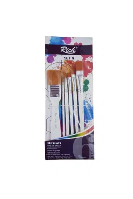RICH SET9 KEEP SMILE 6 LI ZEMİN FIRÇALI SETİ 06693