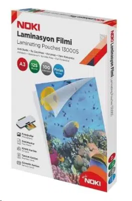 NOKİ LAMİNASYON FİLMİ A3 125 MICRON 100 LÜ PK 130005