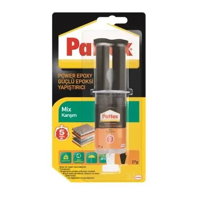 PATTEX UNIVERSAL MIX KARIŞIM GÜÇLÜ EPOKSİ YAPIŞTIRICI 27 ml 3033170