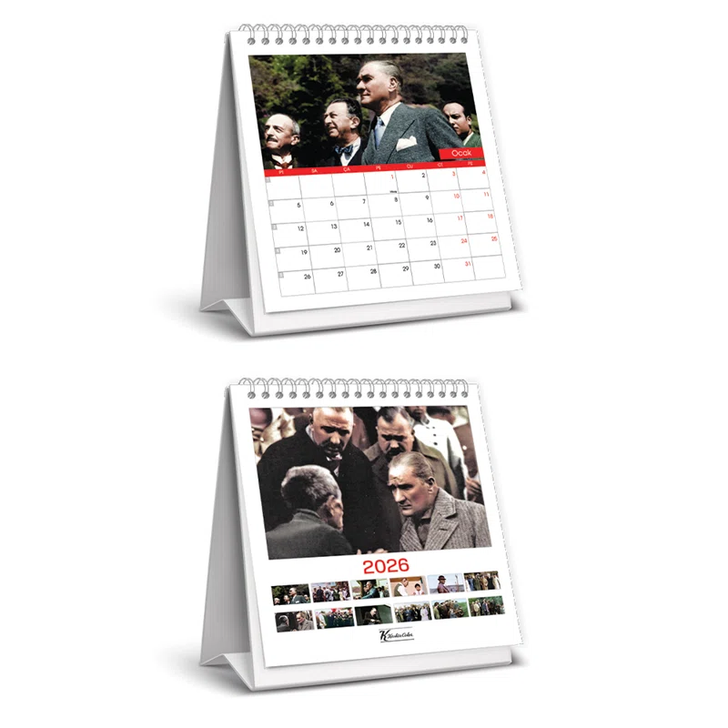 KESKİN KARE MASA TAKVİMİ ATATÜRK 600264