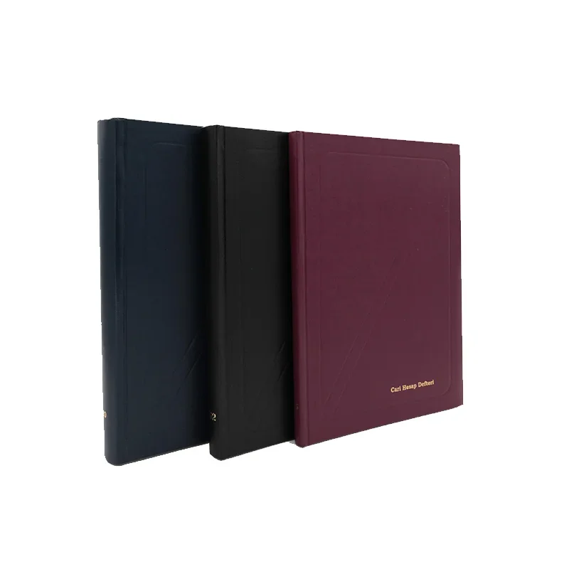 DİLMAN CARİ HESAP DEFTERİ 20x28 96 YP. DİKEY CİLTLİ