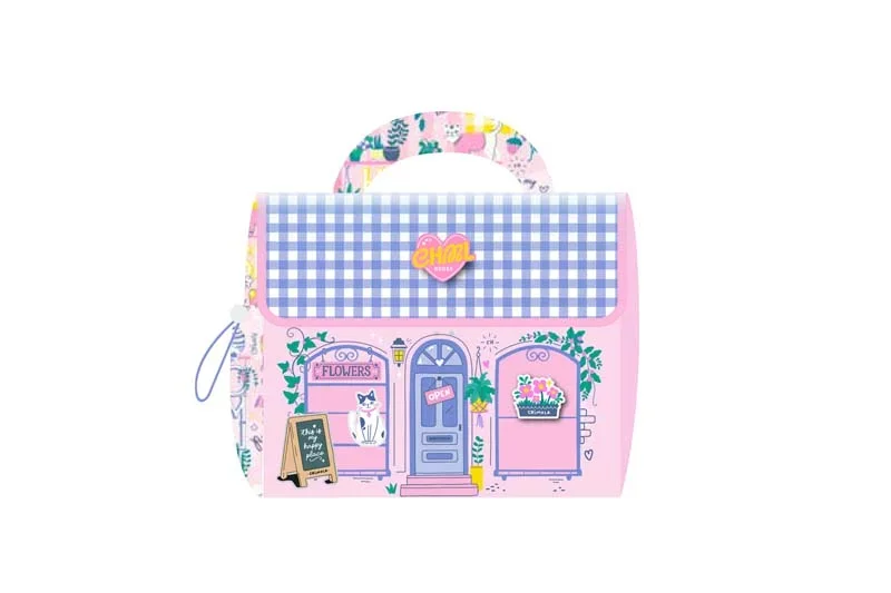CHIMOLA MY HOUSE BLOOMING CATS PEMBE BESLENME ÇANTASI CHM-BS0018