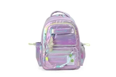 CHIMOLA PUFFY &amp; SHINY LİLA SIRT ÇANTASI 17" CHM-CN0059
