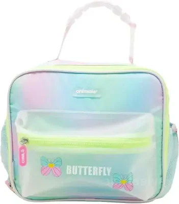 CHIMOLA BUTTERFLY YEŞİL-PEMBE BESLENME ÇANTASI CHM-BS0025-3