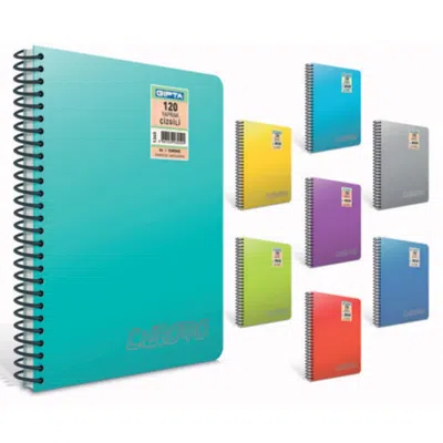 GIPTA CHROMO A4 80 YP.ÇİZGİLİ DEFTER PP.KAPAK 1337