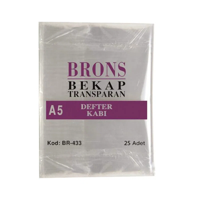 BRONS A5 HAZIR DEFTER KABI ŞEFFAF (ADET) BR-433